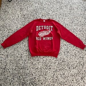 Vintage Detroit Red Wings Crewneck Sweatshirt